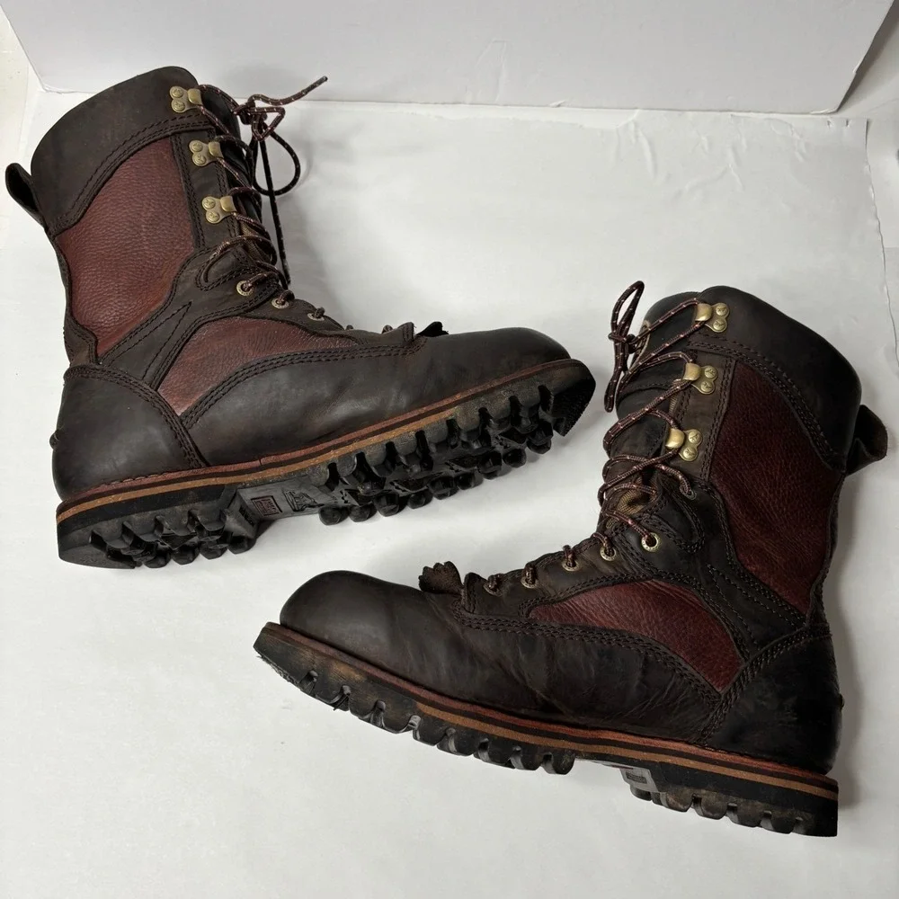 Red Wing Irish Setter 880 Mens 11.5 D Brown‎ Leather Elk Tracker Hunting Boots